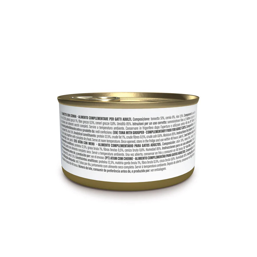 Alimento umido Schesir Tonnetto con Cernia in Gelatina 70 g per gatti adulti Alimento umido Schesir Tonnetto con Cernia in Gelatina 70 g per gatti adulti